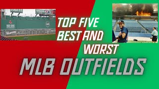 Best and Worst MLB Outfields 2024 [upl. by Mohun]