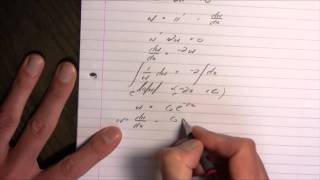 C03 Example problem using reduction of order [upl. by Jamey415]