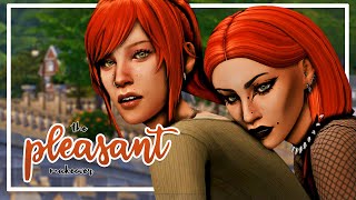 Giving the PLEASANT TWINS the ULTIMATE makeover  CC List  Sims 4 Townie Makeover CAS [upl. by Tamarah57]