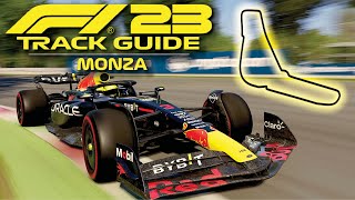 How to MASTER MONZA on F1 23  Track Guide [upl. by Atalya]