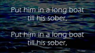 Drunken Sailor  Irish Rovers  Lyrics [upl. by Forward421]