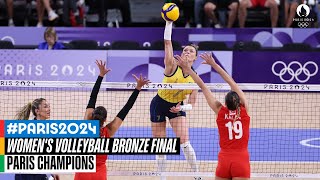 Womens Volleyball bronze Final 🥉🏐 Paris Champions [upl. by Hebrew150]