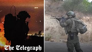 IDF footage shows ground operations in southern Lebanon [upl. by Wenn]