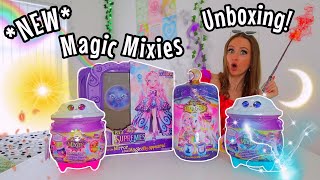 UNBOXING THE VIRAL MAGIC MIXIES TALKING MIRROR🫢🪞SUN VS MOON CAULDRONS☀️🌙AND PIXLINGS PETS😱🦄 [upl. by Ahgiela]