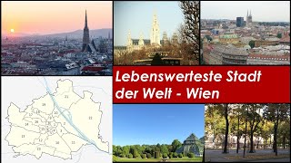 Wohnen in Wien  die lebenswerteste Stadt der Welt im Überblick 2021 eng  de sub [upl. by Theobald989]