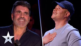 Shy Maxwell Thorpe’s UNEXPECTED voice STUNS the Judges  Auditions  BGT 2022 [upl. by Michiko434]