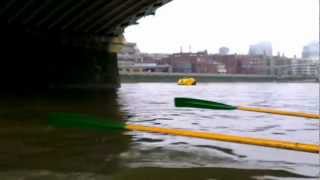 Wassailing on the Thames with the Green Man for Londons Twelfth Night Festival [upl. by Uphemia]