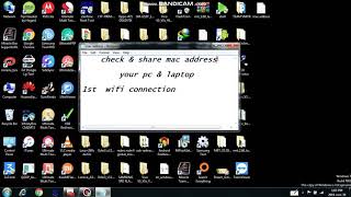 check amp share Mac address wifi connection laptop amp desktop [upl. by Omle]