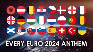 Every EURO 2024 National Anthem  Instrumental with Lyrics [upl. by Hook234]