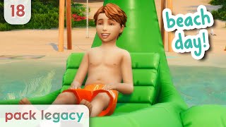 My Sim met an actual DOLPHIN 🐬  Episode 18  The Sims 4 Pack Legacy Challenge [upl. by Shaikh]