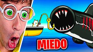 Pescando PEZ RADIOACTIVO ☢️🧪🐠 necesito ayuda 😭  Cat Goes Fishing 4 TEKENDO [upl. by Bakeman]