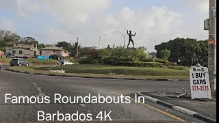 Driving in Barbados  Famous Roundabouts ABC Highway 4K [upl. by Ecadnak632]