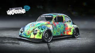 NFS Unbound  Volkswagen Beetle 1963 Legendary Customs Custom Pack [upl. by Yarw358]