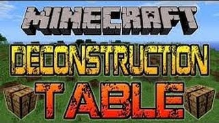 Minecraft 164  Review Table Uncrafting Mod  Tutorial  Español [upl. by Eeliak]