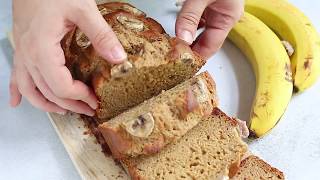 Healthy Banana Bread Recipe [upl. by Secilu828]