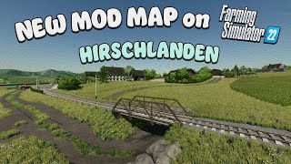 ‘NEW’ MOD MAP “Hirschlanden” TOUR ON Farming Simulator 22 Review PS5 [upl. by O'Doneven]