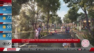 San Jose leaders to consider Google development plan [upl. by Nwahsit]