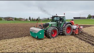 Maismulchsaat 🇨🇭🌽 mit einem Fendt 926 und Kuhn quotBolliger Agrarquot [upl. by Talya]