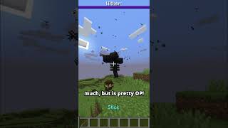 How to get a Knockback 1000 Stick in Minecraft 🥊 shorts [upl. by Krischer895]