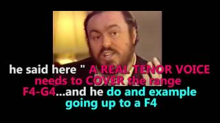 Passaggio Pavarotti Tenor voice Covered Sound [upl. by Anali]