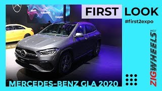 MercedesBenz GLA 2020 First Look Review  June 2020 Launch  ZigWheelscom [upl. by Sadira]