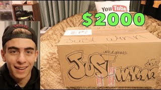 UNBOXING A 2000 HYPEBEAST MYSTERY BOX Supreme Bape and More [upl. by Akeihsat]