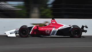 First test for IndyCars 2018spec car [upl. by Idnor762]