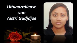 LIVESTREAMING  Uitvaartdienst en crematie van Aistri Gadjdjoe [upl. by Aerb]