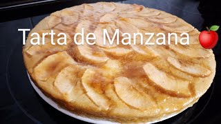 Tarta de manzana 🍎 tipo pudding 🍮 receta muy fácil [upl. by Henghold124]