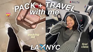 PACK  TRAVEL WITH ME TO NEW YORK [upl. by Lose]