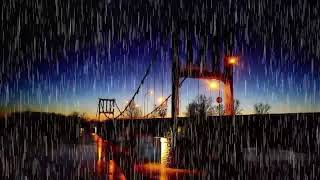 The sound of rain falling at sunset on the San Francisco Golden Gate Bridge [upl. by Sivrat]