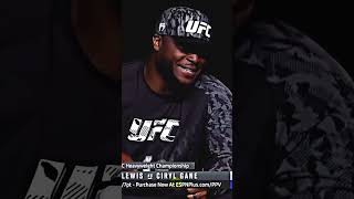 Derrick Lewis Versus FRENCH Crowd 😂 shorts [upl. by Garlinda]