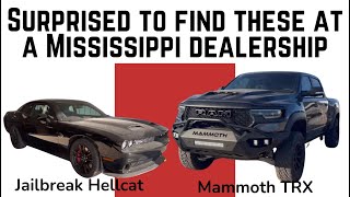 Mammoth TRX 1000 and Hellcat Jailbreak found at Mississippi Dealership [upl. by Tala]