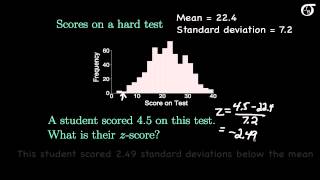 ZScores As a Descriptive Measure of Relative Standing [upl. by Aretta254]