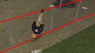 Fences in GTA LCS are BROKEN You can go Through them with a Bike [upl. by Nnomae523]