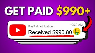 Get Paid 990 Watching YouTube Videos  Make Money Online [upl. by Ecirtahs788]