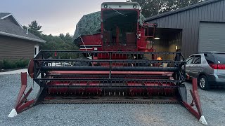 Adapting a Case IH 1020 Header to an IH 1460 Combine Part 3 [upl. by Delcina]