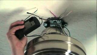 How To Install a Ceiling Fan With Remote Control [upl. by Laundes]