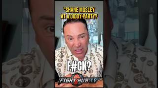 De La Hoya TROLLS Shane Mosley “TOO MUCH BABY OIL” [upl. by Ecneps222]