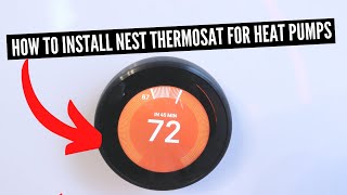 How To Install Nest Thermostat With Heat Pump Wiring [upl. by Dyane]