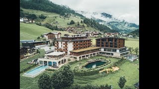 Der Nesslerhof von oben  Unser Hotel in Großarl aus der Vogelperspektive [upl. by Bethina297]