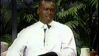 James Buster Douglas  The Tonight Show With Johnny Carson  1990 [upl. by Anstus]