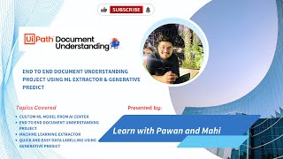 UiPath Document Understanding Tutorial  Learn AI Center ML Extractor Generative Predict amp more [upl. by Neeka]