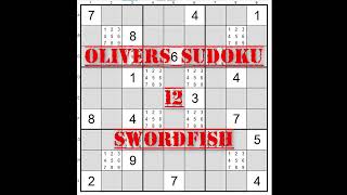 12 Sudoku SwordFish [upl. by Daffy]