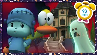 🦇 POCOYO in ENGLISH  Halloween Haunted House 93 min Full Episodes  VIDEOS and CARTOONS for KIDS [upl. by Anawak467]