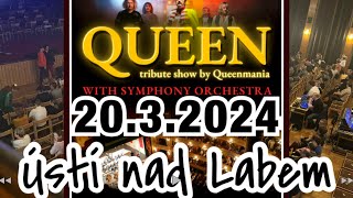 Ústí nL🎤QUEEN 🎸Symphonic tribute show🎺atmosféra 🎻 2032024 [upl. by Garnet700]