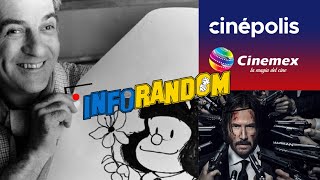 Noticias Mafalda en Netflix más de John Wick y Precios especiales Cinépolis y Cinemex infoRandom [upl. by Shanan]