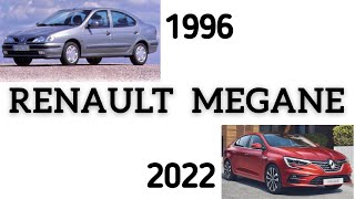 EVOLUTION OF THE RENAULT MEGANE 19962022 INTERIORampEXTERIOR [upl. by Nawyt]