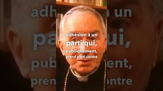 Un catholique ne peut voter pour un parti qui ne respecte pas les lois de l’Eglise [upl. by Schmeltzer173]