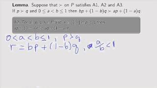 Proof of von Neumann Morgenstern Representation Theorem Part 2 [upl. by Kcirb]